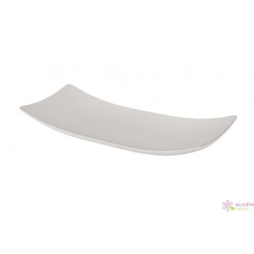 Dřevěn&aacute; podnos 34cm b&iacute;l&aacute;