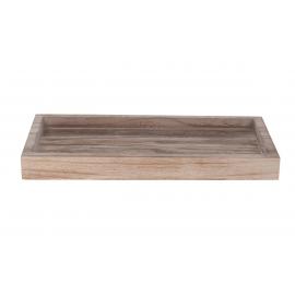 Dřevěn&aacute; podnos 30cm př&iacute;rodn&iacute;