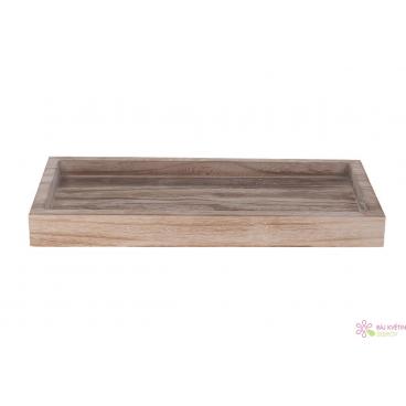 Dřevěn&aacute; podnos 30cm př&iacute;rodn&iacute;