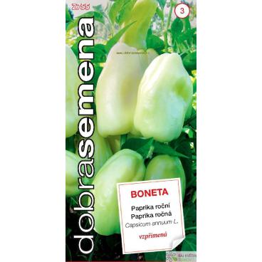 Dobrá semena Paprika zel. - Boneta, vzpřímená 0,5g