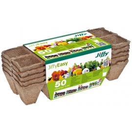 Rašelinový kontajner Jiffystrips 5-50 4,5x4,5cm plato 10ks bal.5 plat