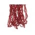 Girlanda s diamantovými korálkami plast 270cm červená