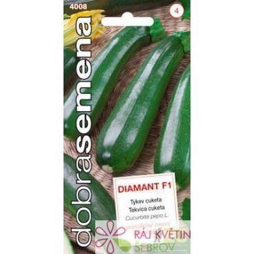 Dobrá semena Tykev cuketa - Diamant F1, zelená 1,5g