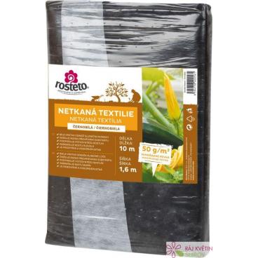 Neotex / netkan&aacute; textilie Rosteto - černob&iacute;l&yacute; 50g &scaron;&iacute;ře 5 x 1,6 m