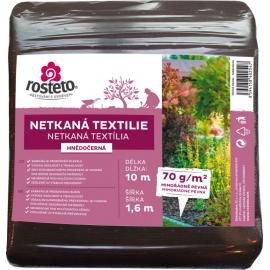 Neotex / netkaná textilie Rosteto - hnědočerný 70g šíře 10 x 1,6 m