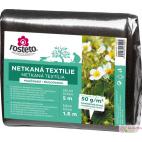 Neotex / netkaná textilie Rosteto - černý 50g šíře 5 x 1,6 m