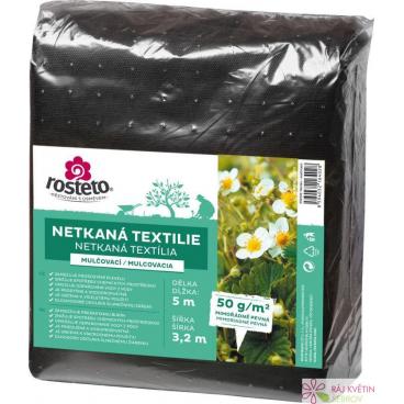 Neotex / netkan&aacute; textilie Rosteto - čern&yacute; 50g &scaron;&iacute;ře 5 x 3,2 m
