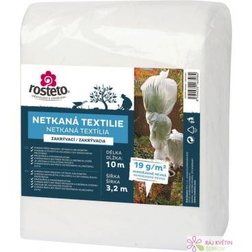 Neotex / netkan&aacute; textilie Rosteto - b&iacute;l&yacute; 19g &scaron;&iacute;ře 10 x 3,2 m
