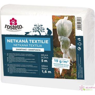 Neotex / netkan&aacute; textilie Rosteto - b&iacute;l&yacute; 19g &scaron;&iacute;ře 5 x 1,6 m