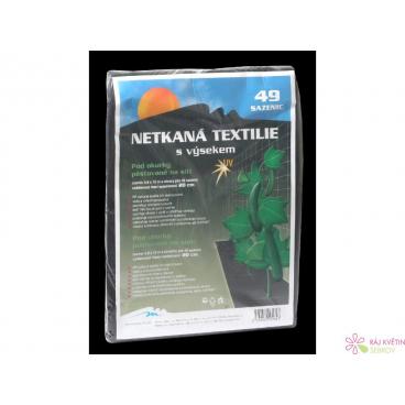 Neotex / netkan&aacute; textilie v&yacute;sek čern&yacute; 45g - okurky &scaron;&iacute;ře 0,8 x 10 m