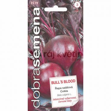 Dobr&aacute; semena Řepa sal&aacute;t. - Bull&acute;s Blood červenolist&aacute; kulat&aacute; 4g